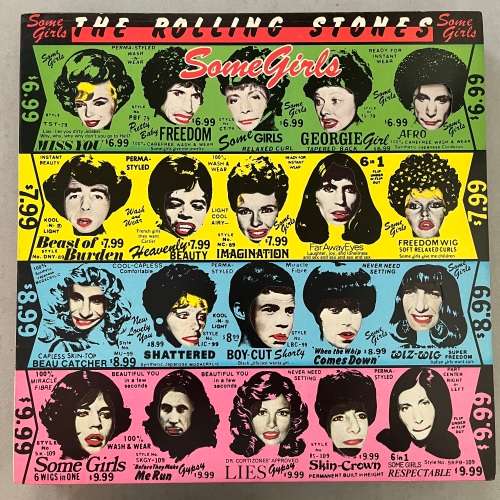 The Rolling Stones - Some Girls Vinyl LP South African Press Die Cut Cover