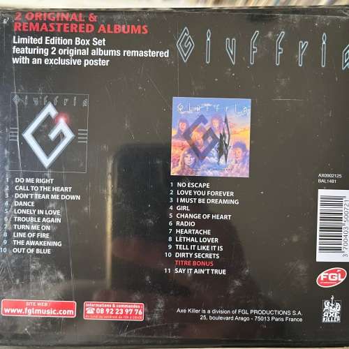 Giuffria - Axe Killer Warriors Set 2CD Limited Rare Boxset New Sealed Angel House Of Lords
