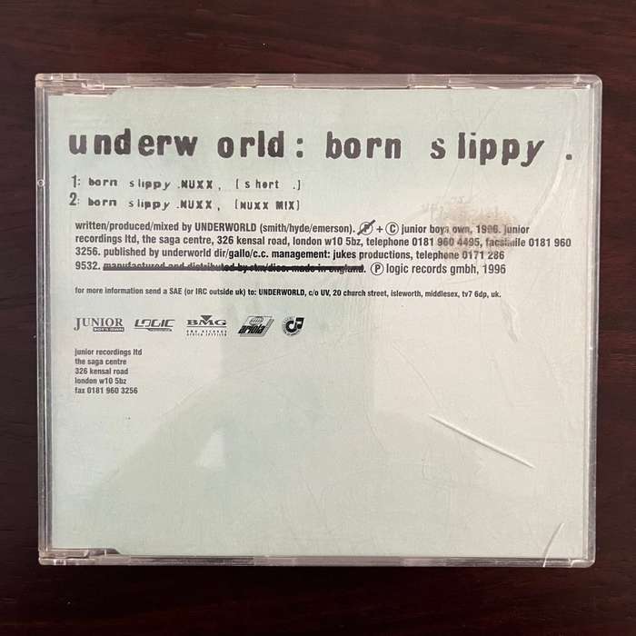 Underworld - Born Slippy CD Single South African Press