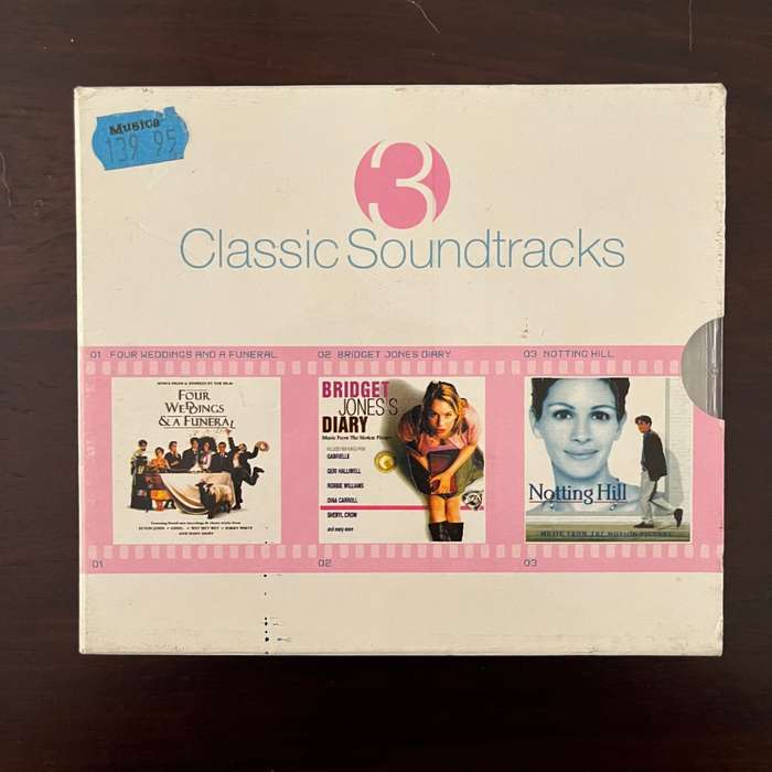 3 Classic Soundtracks Boxset Four Weddings Bridget Jones Notting Hill SA Press