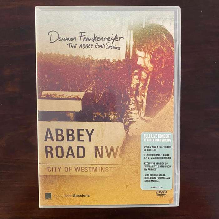Donovan Frankenreiter - The Abbey Road Sessions DVD South African Press
