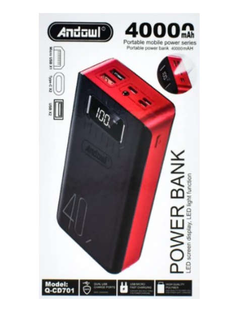 40000 mAh Fast Charging Power Bank