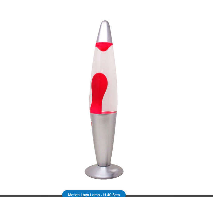 Motion Lava Lamp - RED H40.5cm