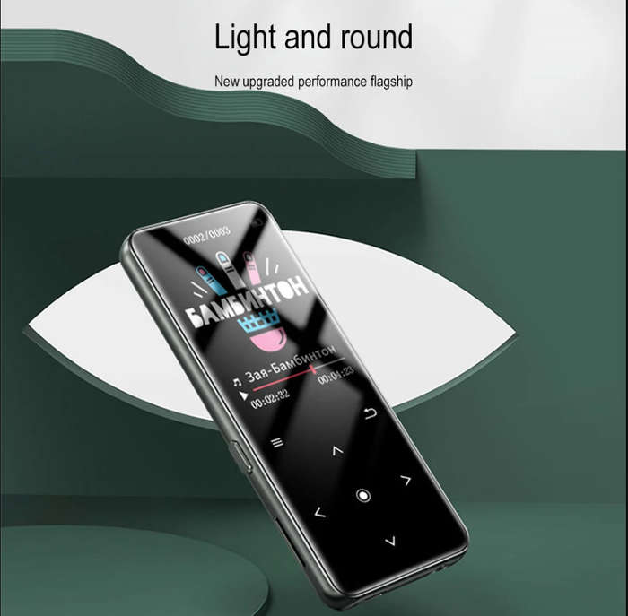 A20 MP3 MP4 MP5 Music Player Bluetooth 5.2 Speaker Mic Touch Key +16g memory