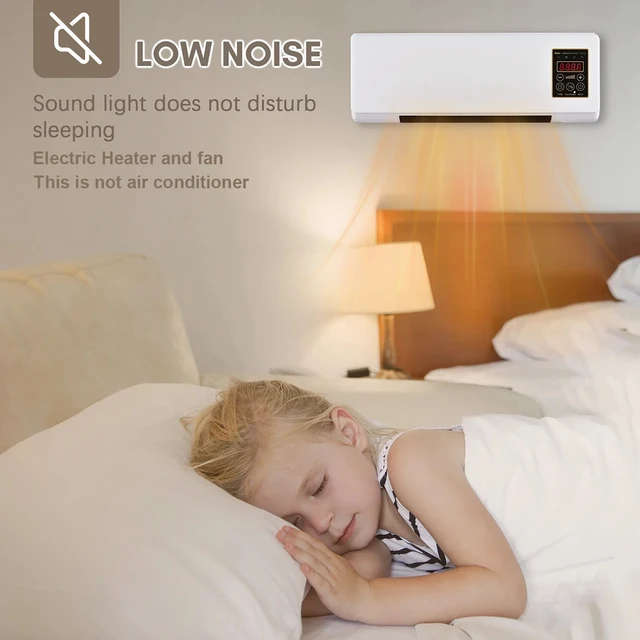 Smart Wall Heater Electric Space Heater for Bedroom