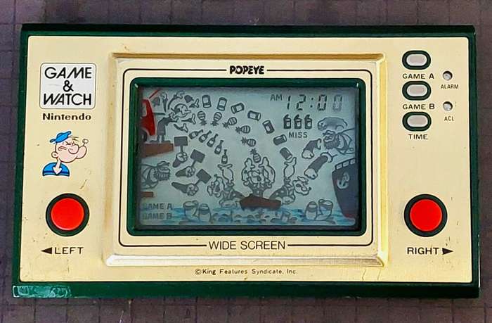 NINTENDO GAME AND WATCH POPEYE PP23