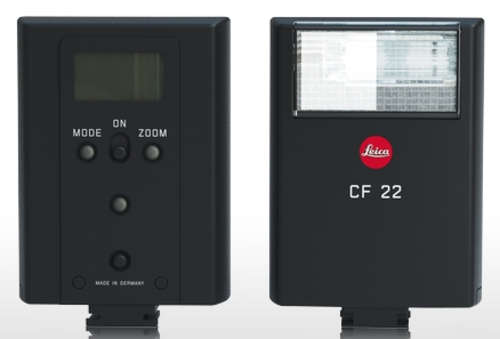 Leica Flash CF 22 is ideal for use with the D-LUX, DIGILUX and V-LUX camera series.