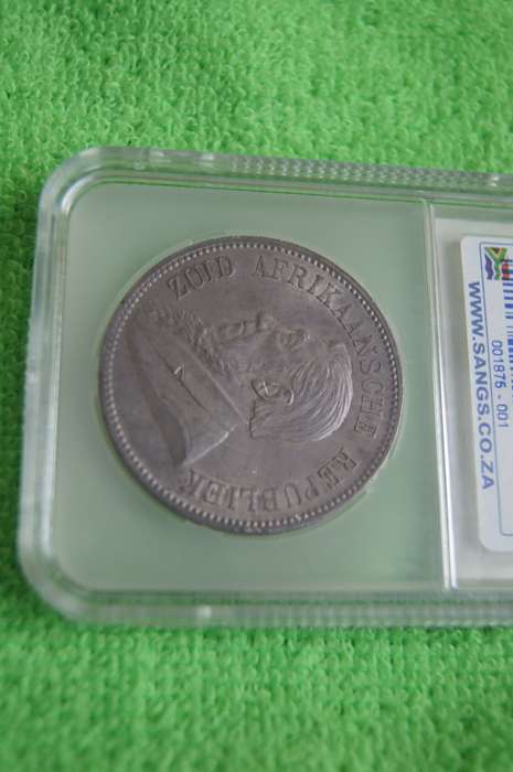 1892 ZAR 5 Shillings SS - SANGS AU55