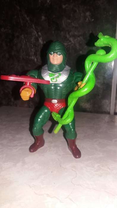 1986 Complete King Hiss of He-Man-Masters of the Universe 1 (MOTU) Vintage Figure