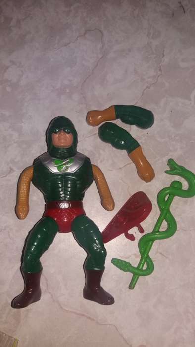 1986 Complete King Hiss of He-Man-Masters of the Universe 1 (MOTU) Vintage Figure