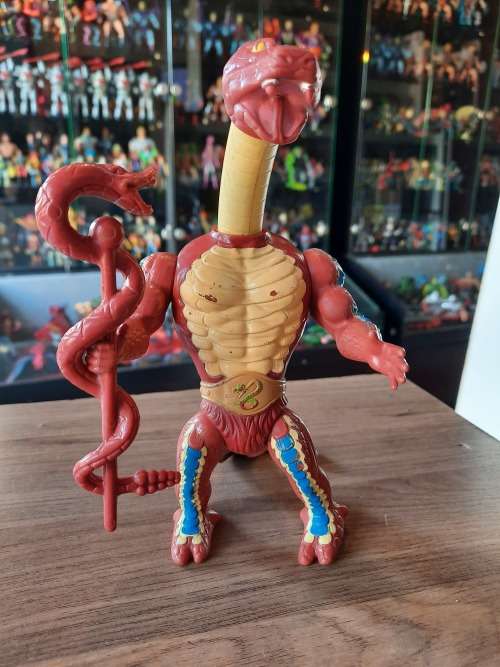 1986 Complete Rattlor of He-Man-Masters of the Universe 3000 (MOTU) Vintage Figure