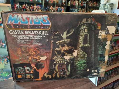 1981 Castle Grayskull With Box of He-Man-Masters of the Universe (MOTU) Vintage