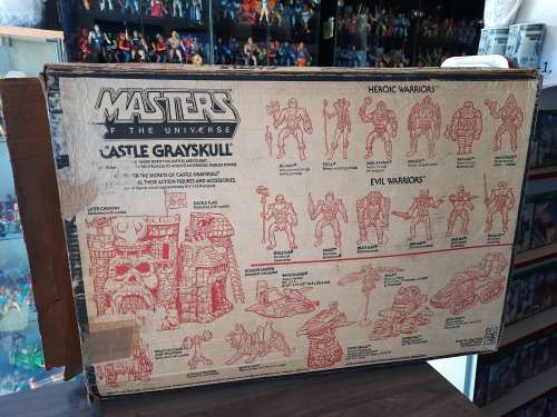 1981 Castle Grayskull With Box of He-Man-Masters of the Universe (MOTU) Vintage