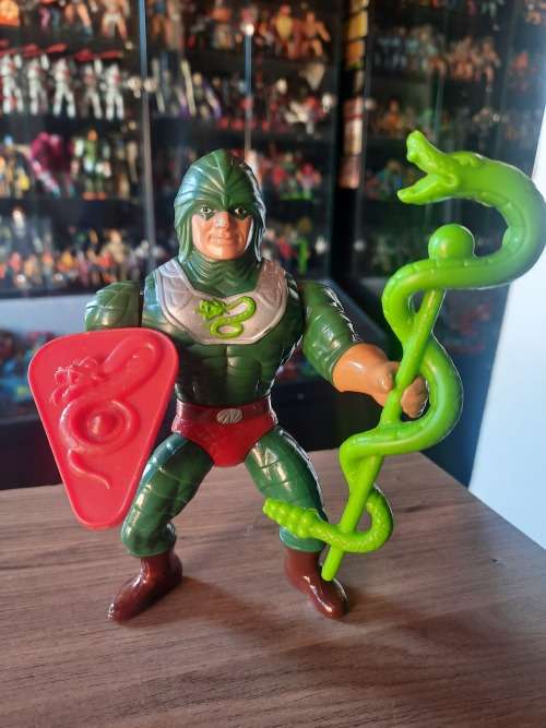 1986 Complete King Hiss of He-Man-Masters of the Universe  2222 (MOTU) Vintage Figure