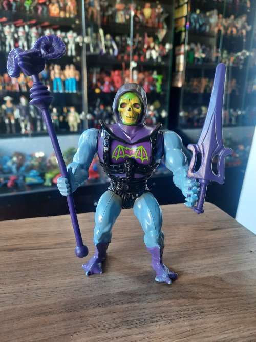 1984 Complete Battle Armor Skeletor of He-Man-Masters of the Universe 1979 (MOTU) Vintage Figure
