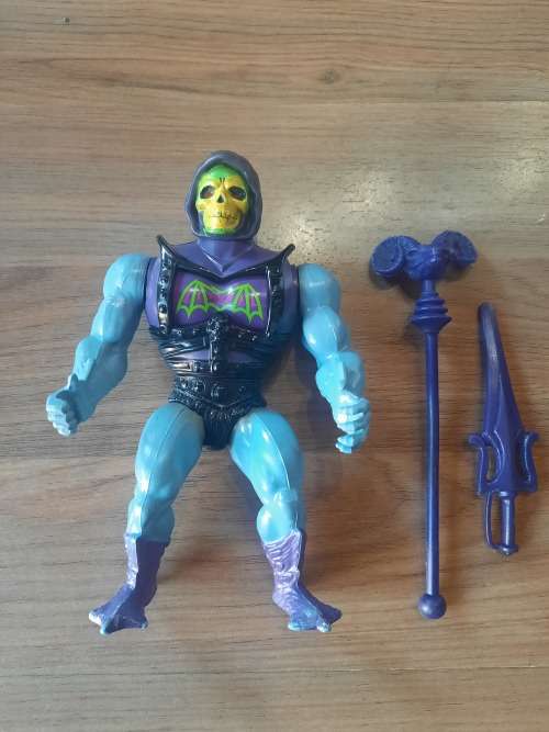 1984 Complete Battle Armor Skeletor of He-Man-Masters of the Universe 1979 (MOTU) Vintage Figure