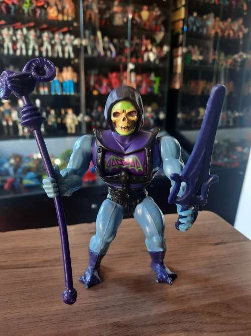 1984 Complete Battle Armor Skeletor of He-Man-Masters of the Universe #1978 (MOTU) Vintage Figure
