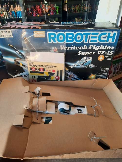 ROBOTECH 1986 Complete Boxed Harmony Gold Veritech Fighter (UNUSED) Vintage Figure