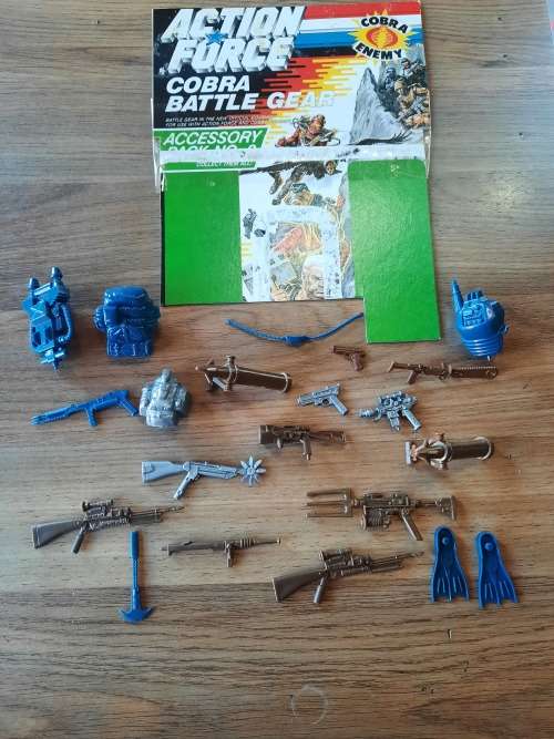 GI Joe 1988 Cobra Battle Gear Accessory Pack Vintage Figures