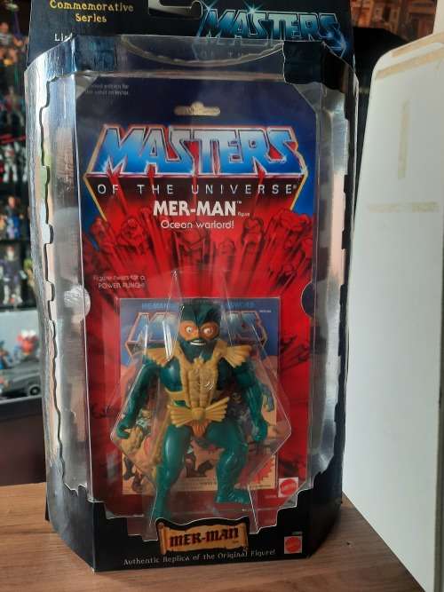 1982/2000 MOC Commemorative MER-MAN of He-Man-Masters of the Universe (MOTU) Vintage Figure