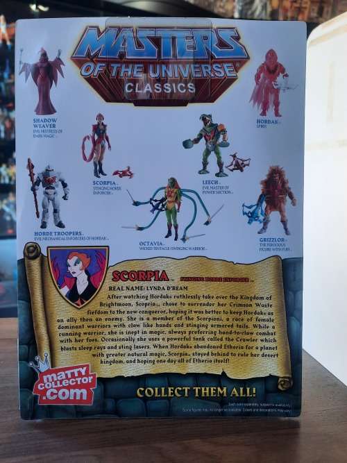 MOTUC SCORPIA (MOC) Masters Of The Universe Classics Figure He-Man
