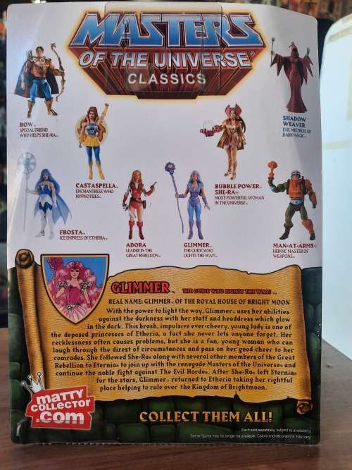 MOTUC GLIMMER (MOC) Masters Of The Universe Classics Figure He-Man