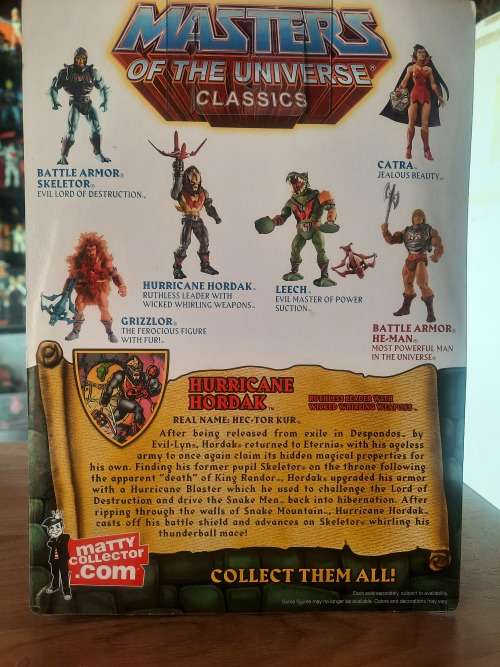 MOTUC HURRICANE HORDAK (MOC) Masters Of The Universe Classics Figure He-Man