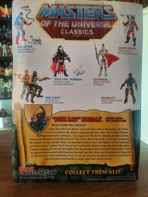 MOTUC BUZZ SAW HORDAK (MOC) Masters Of The Universe Classics Figure He-Man