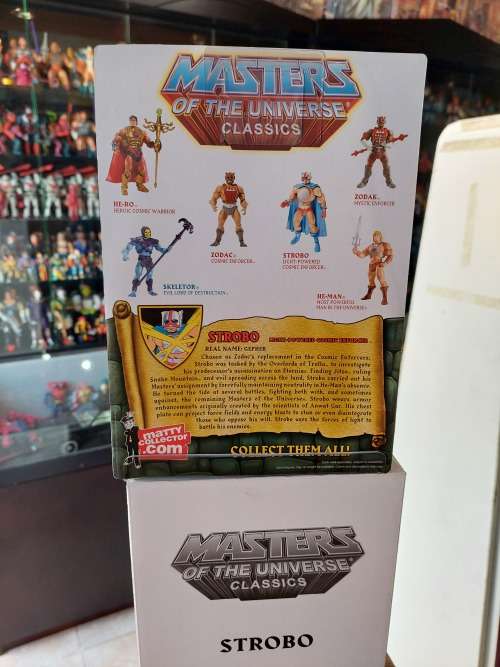 MOTUC Complete Strobo With Box Masters Of The Universe Classics Figure He-Man