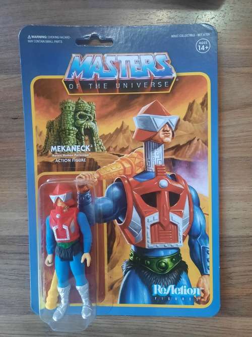 Masters Of The Universe (Motu) Super 7 MEKANECK REACTION Figure Moc