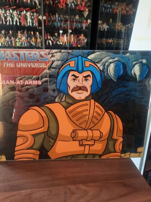 MOTU Framed Picture `MAN AT ARMS` of He-Man-Masters of the Universe (MOTU)