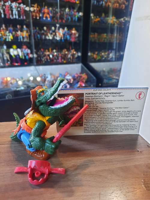 1991 Complete Leatherhead Vintage Figure Teenage Mutant Ninja Turtles