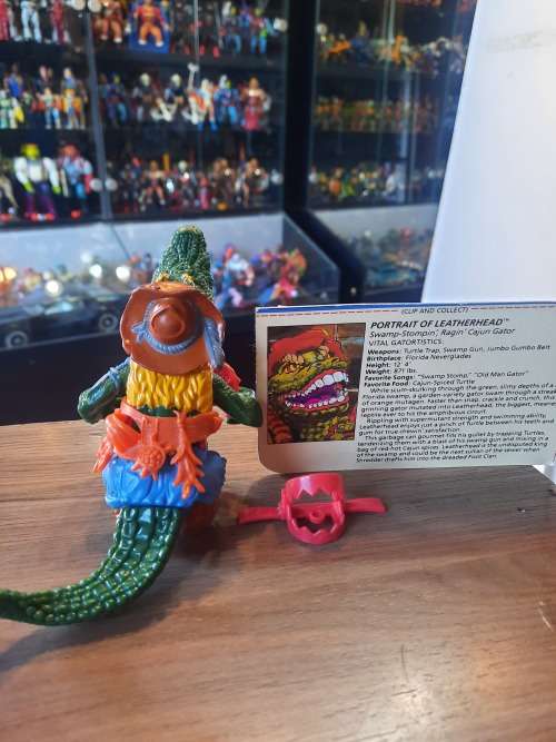 1991 Complete Leatherhead Vintage Figure Teenage Mutant Ninja Turtles