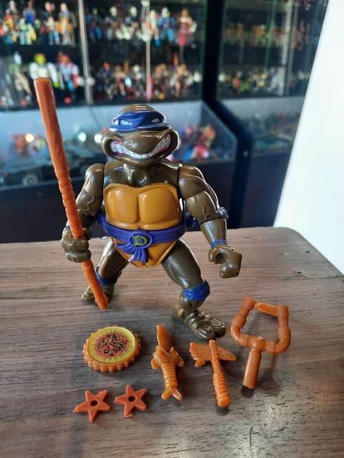 1990 Complete Storage Shell Donatello Vintage Figure Teenage Mutant Ninja Turtles