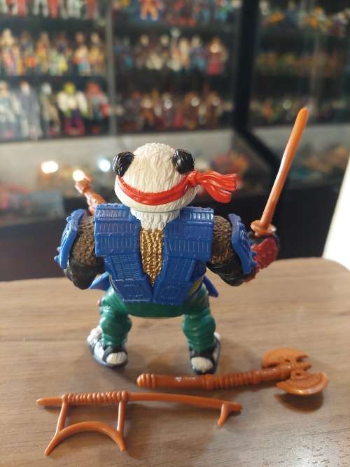 1991 Complete Panda Khan Vintage Figure Teenage Mutant Ninja Turtles  85