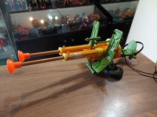 1989 Complete DOUBLE BARRELED PLUNGER GUN Vintage Figure Teenage Mutant Ninja Turtles