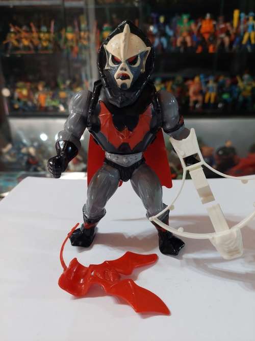 1985 Complete Hordak RED RIBS VARIENT of He-Man-Masters of the Universe 49 (MOTU) Vintage Figure
