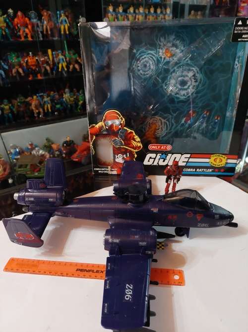 2008 BOXED GI Joe COBRA RATTLER WITH WILD WEASEL `TARGET EXCLUSIVE`