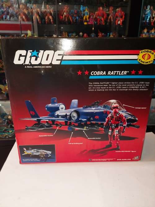 2008 BOXED GI Joe COBRA RATTLER WITH WILD WEASEL `TARGET EXCLUSIVE`