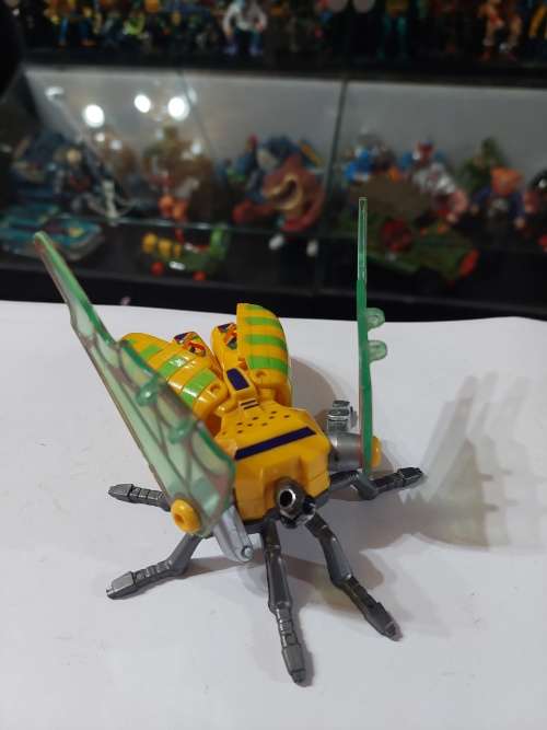 80`s LHV WORLD INVADING INSECTS GREEN/YELLOW BUTTERFLY CICADO Vintage Figure