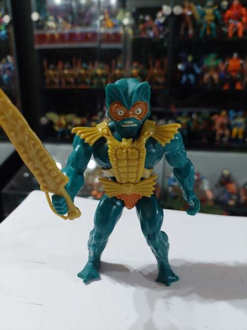 1982 Complete Mer-Man of He-Man-Masters of the Universe 41 (MOTU) Vintage Figure