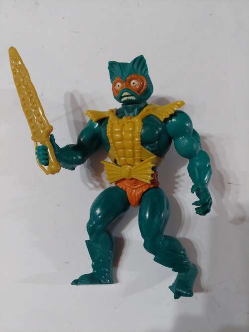 1982 Complete Mer-Man of He-Man-Masters of the Universe 41 (MOTU) Vintage Figure