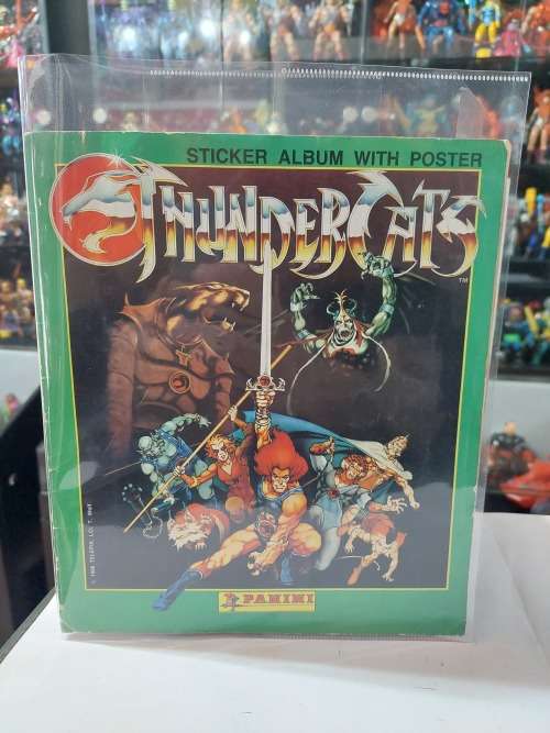 1986 Complete Thundercats Panini Sticker Album 2 Vintage Figure