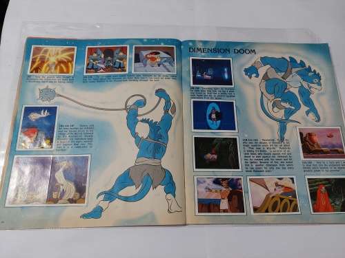 1986 Complete Thundercats Panini Sticker Album 2 Vintage Figure