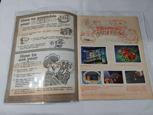 1989 TMNT STICKER  ALBUM 179/180 STICKERS PRESENT Teenage Mutant Ninja Turtles