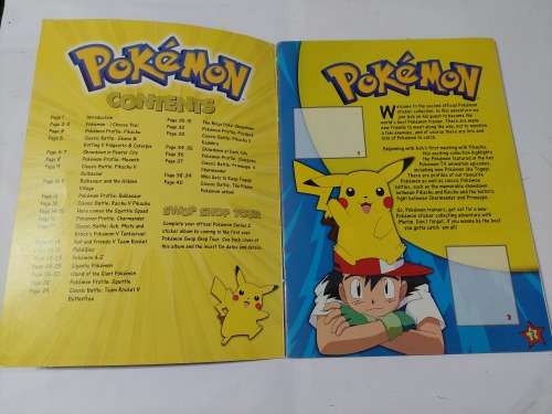 POKEMON STICKER Album SERIES 2 (EMPTY)