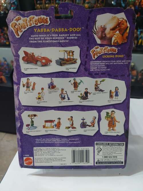 1993 MOC LICKING DINO THE FLINSTONES Vintage Figure