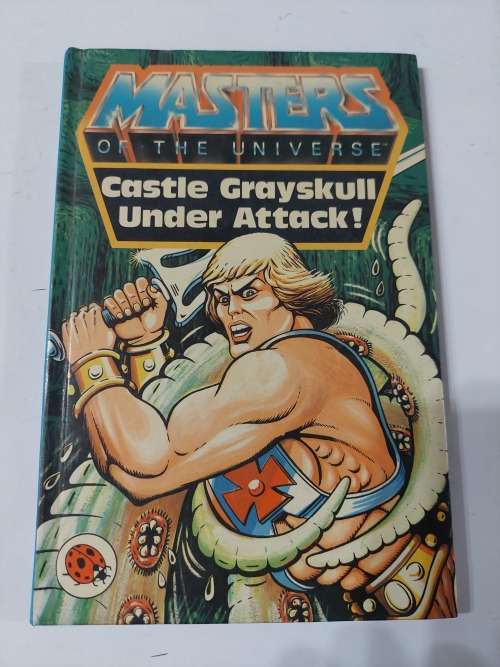 1983 Ladybird BOOK ` CASTLE GRAYSKULL UNDER` of He-man-Masters of the Universe (MOTU) Vintage Figure