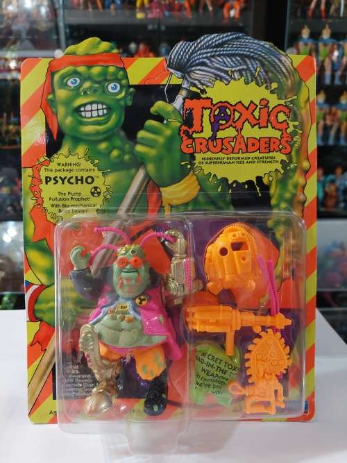 1991 MOC PSYCHO Toxic Crusaders Vintage Figure