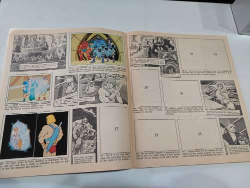 1983 MOTU PANINI STICKER ALBUM 30/216 STICKERS PRESENT He-Man Masters of The Universe